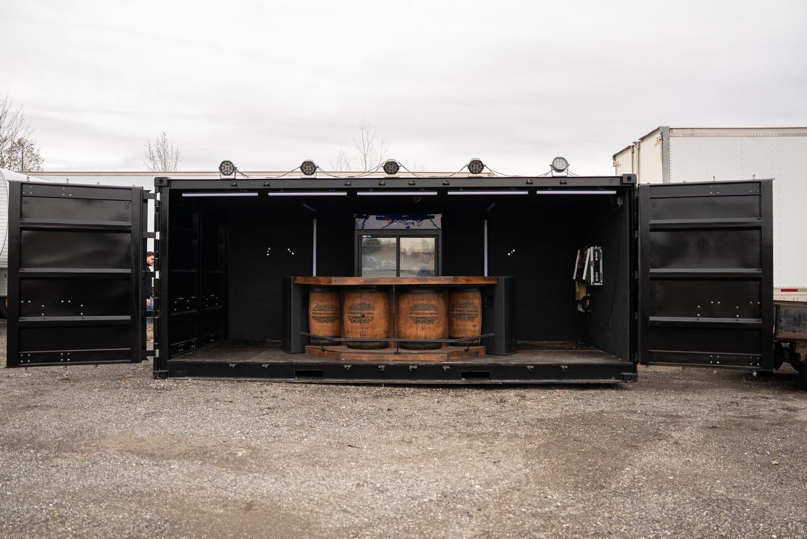 La Petite scène en container, configuration modulable